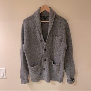 J. Crew wool cardigan size large